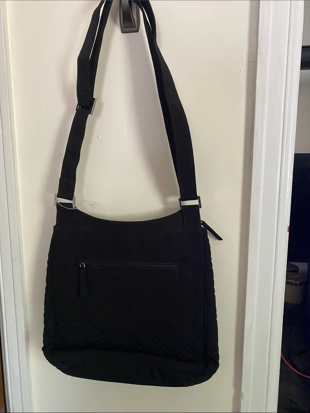 Vera Bradley Quilted Black Crossbody Shoulder Bag - Women